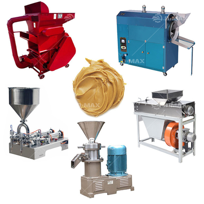 Machine industrielle de fabrication de beurre de cacahuète pour noix d'amande Noix de noisette Noix de cacao Noix de cajou