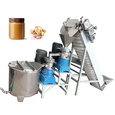 Équipement de production de confiture de noix Machine de production de pâte d'olive avancée pour le beurre de cacahuète
