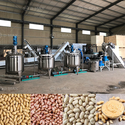 Équipement de production de confiture de noix Machine de production de pâte d'olive avancée pour le beurre de cacahuète