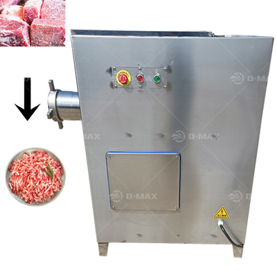 Taille réglable de broyage des rouleaux en acier du porc des saucisses du poisson des viandes surgelées broyeur de viande