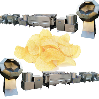 Machine électrique de fabrication de chips de pommes de terre 3HP pour une ligne de traitement semi-automatique à petite échelle