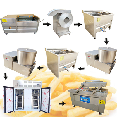 Ligne de production semi-automatique de frites surgelées pour la fabrication de chips de pomme de terre