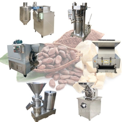 0Machine de traitement des grains de cacao de 75 kW pour la production de chocolat liquide et de poudre de cacao