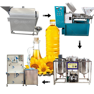 Machine d'extraction d'huile facile à utiliser pour les arachides Application dans l'industrie alimentaire