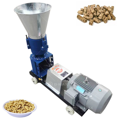 Machine de fabrication de granulés pour aliments pour animaux avec taille de granulés réglable et pressage à matrices plates