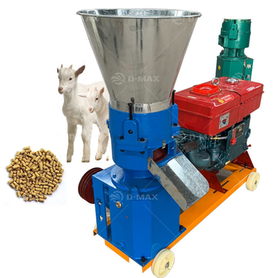Machine de fabrication de granulés pour aliments pour animaux avec taille de granulés réglable et pressage à matrices plates