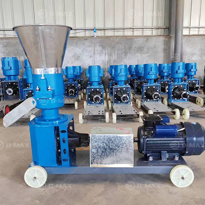 Machine de fabrication de granulés pour aliments pour animaux avec taille de granulés réglable et pressage à matrices plates