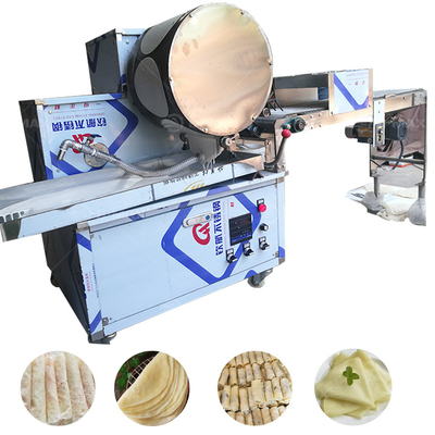 Chapati Popiah Skin Spring Roll Skin Dosa Injera Machine de fabrication de l'expédition de l'air de mer