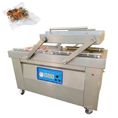 Facile à utiliser, machine à emballer sous vide à double chambre pour la conservation des aliments