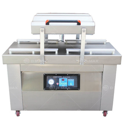 Machine d'emballage sous vide à double chambre pour aliments et légumes avec largeur de joint réglable