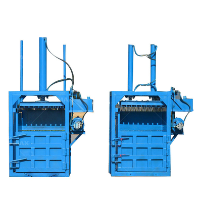 Presses à emballage vertical à haute productivité pour le recyclage des déchets de papier et des rouleaux de film de sacs en PE