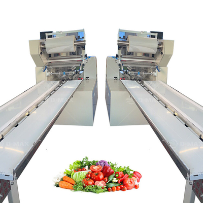 Machine d'emballage de légumes à base de chou de type sac à oreiller horizontal avec matériaux