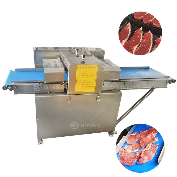 Machine automatique horizontale de découpe de viande pour la transformation de viande de bœuf fraîche, de poulet, de poisson et de porc