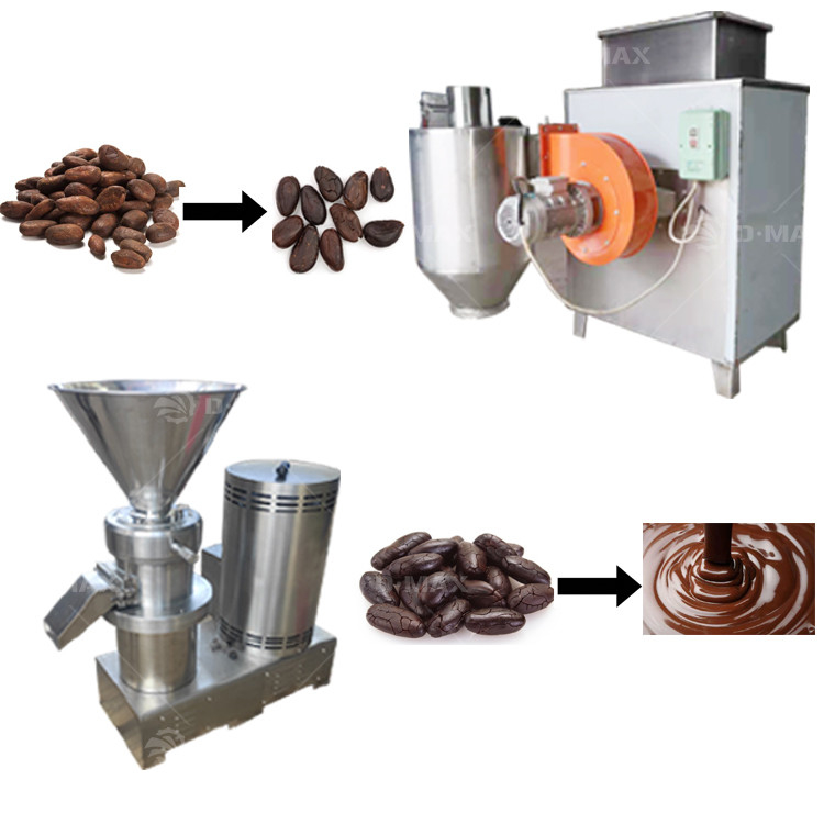 0Machine de traitement des grains de cacao de 75 kW pour la production de chocolat liquide et de poudre de cacao