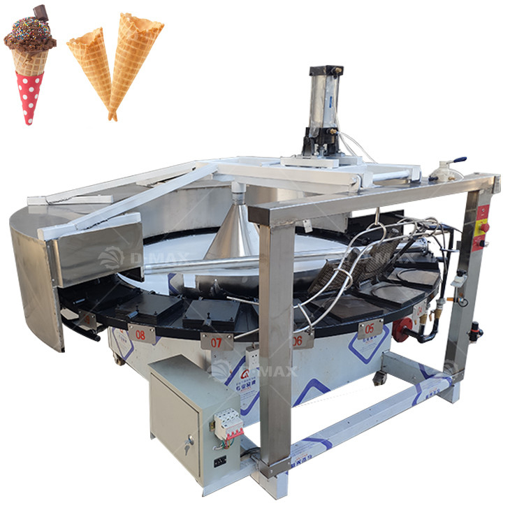 Facile à utiliser machine de fabrication de collations pour les rouleaux d'œufs à la tasse à gaufres et les biscuits à gaufres molles