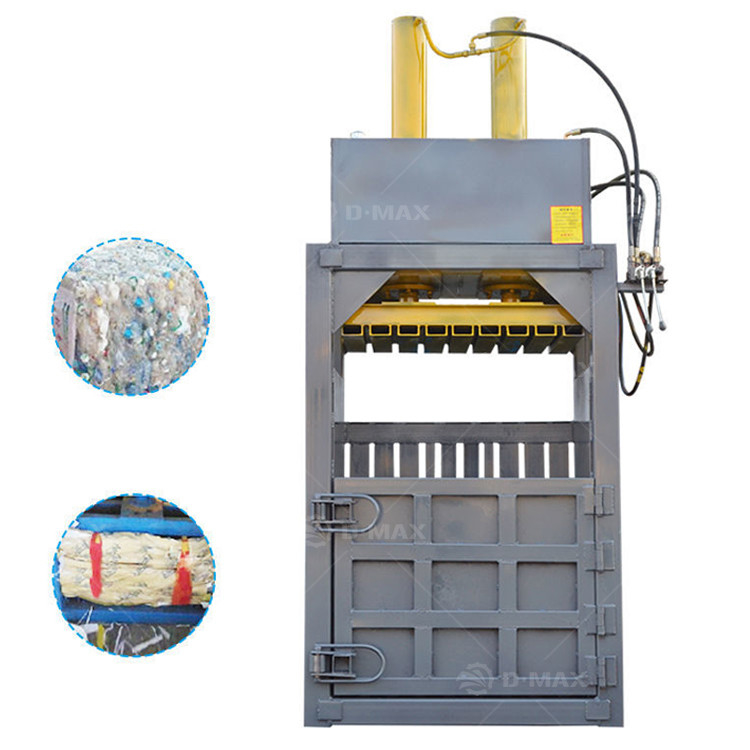 Presses à emballage vertical à haute productivité pour le recyclage des déchets de papier et des rouleaux de film de sacs en PE